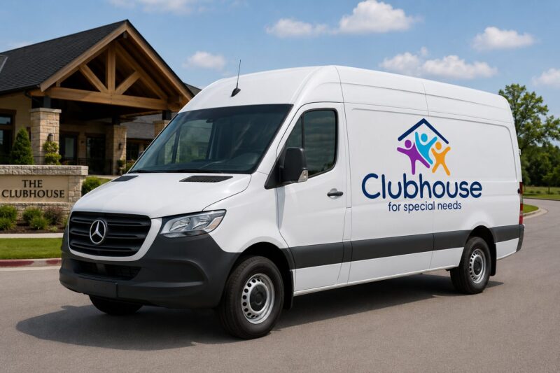The Clubhouse Sprinter van