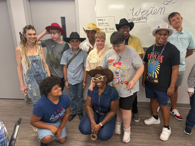 The Clubhouse members and staff